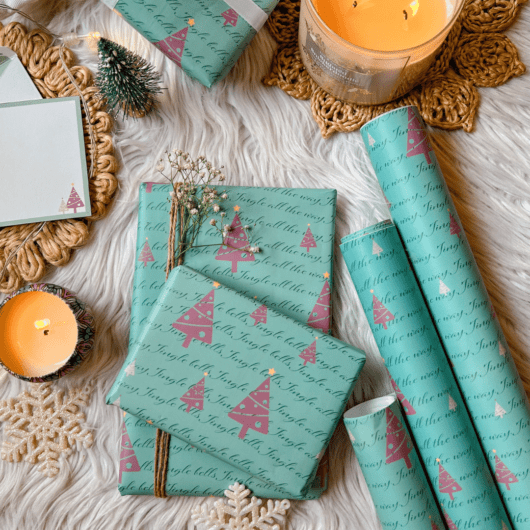 christmas tree gift wrap